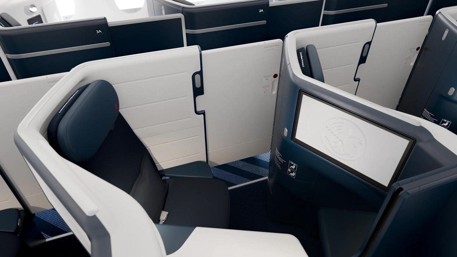 エールフランス A350-900のビジネスの座席