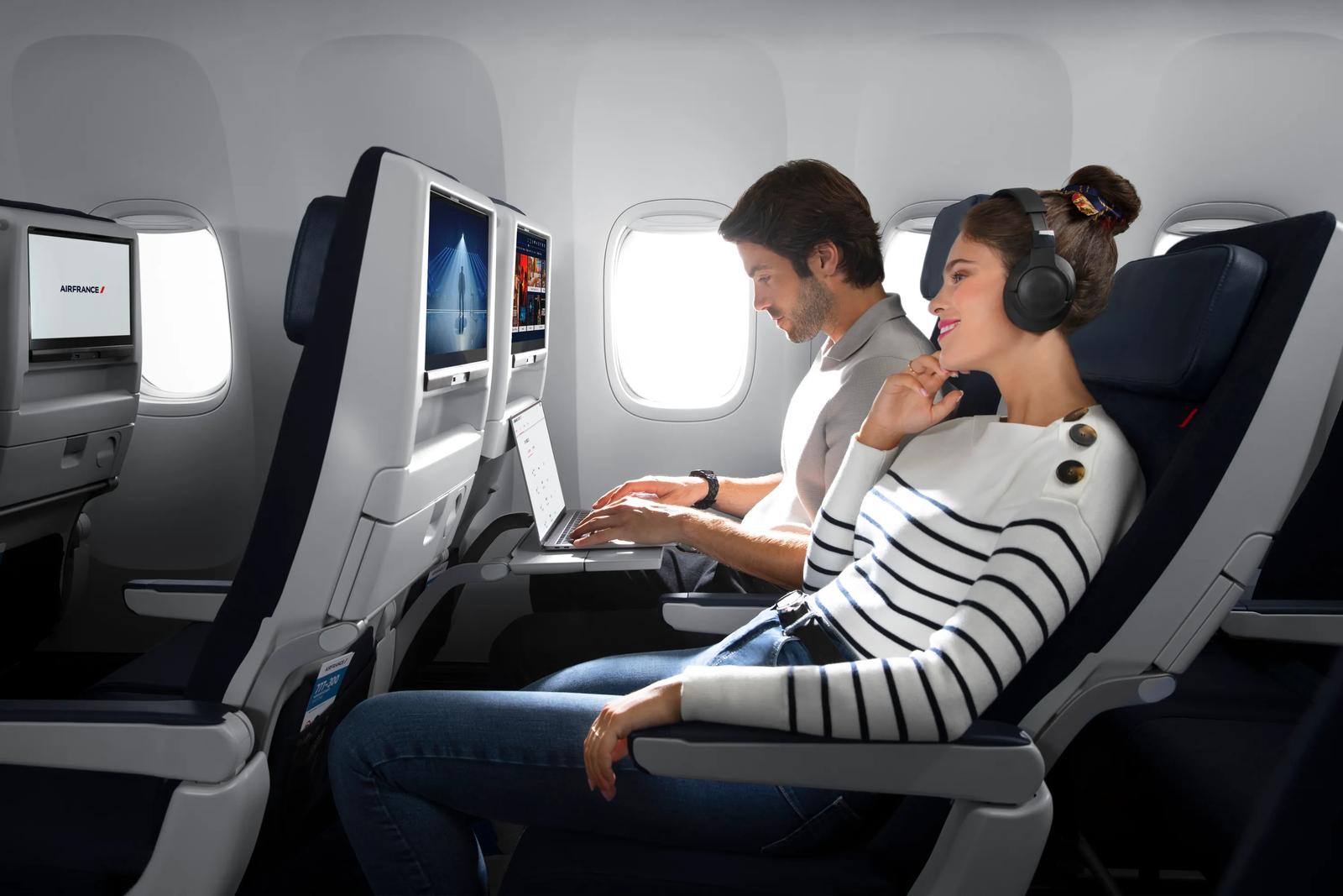 エールフランス A350-900のエコノミーの座席
