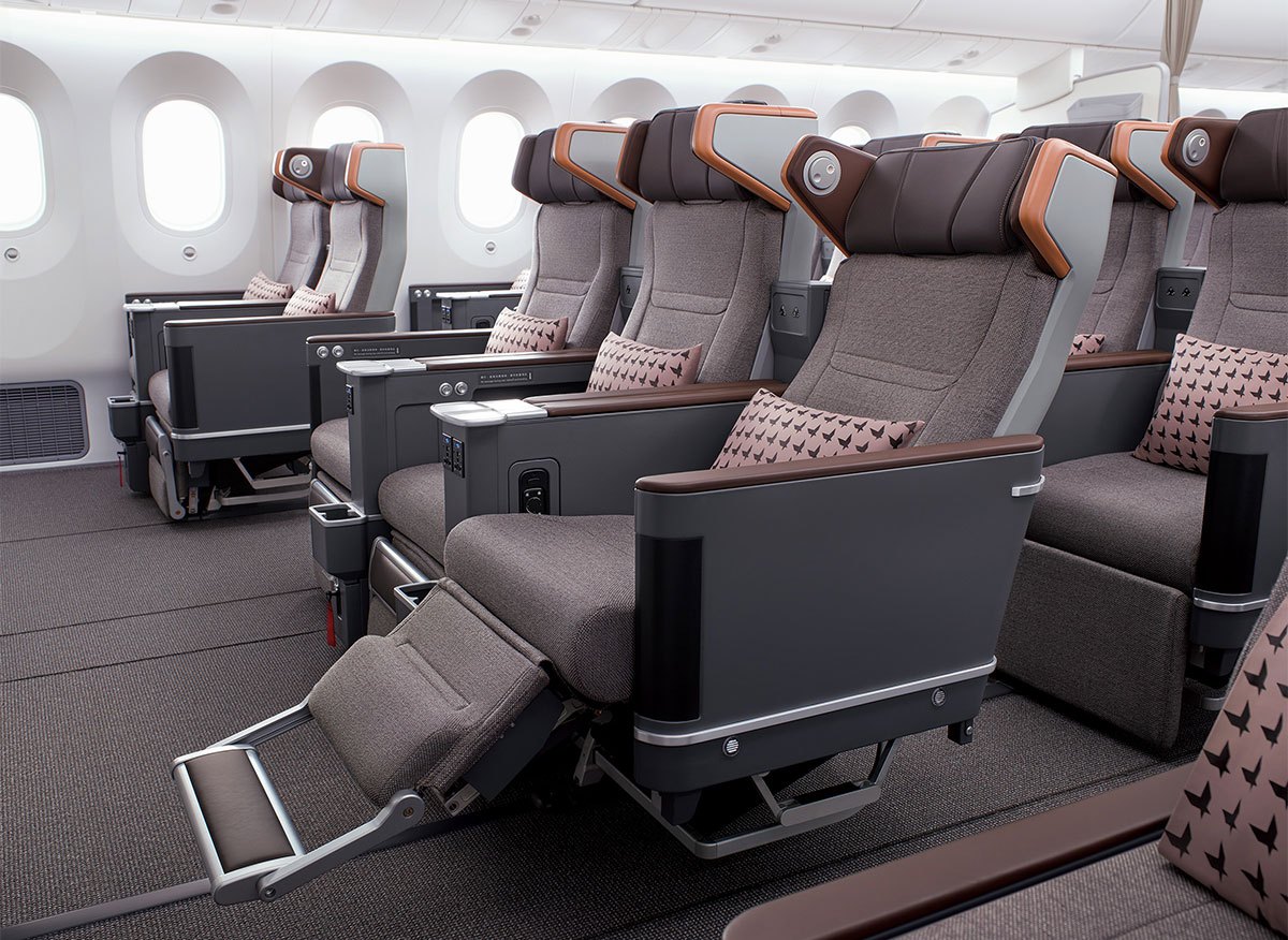 エバー航空 777-300ERのプレミアムエコノミー