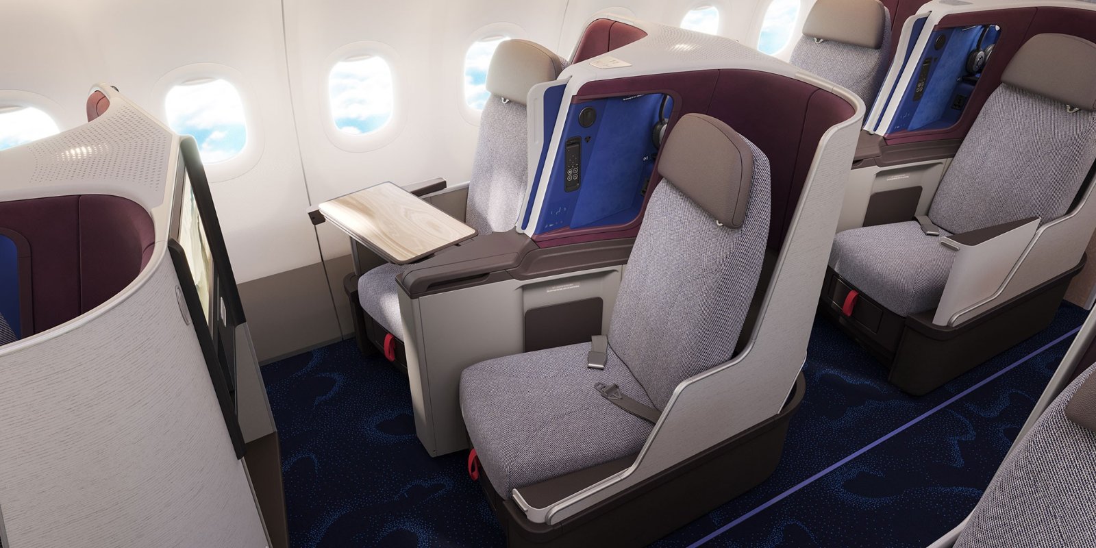 チャイナエアライン A321neo プレミアムビジネスクラス(1)