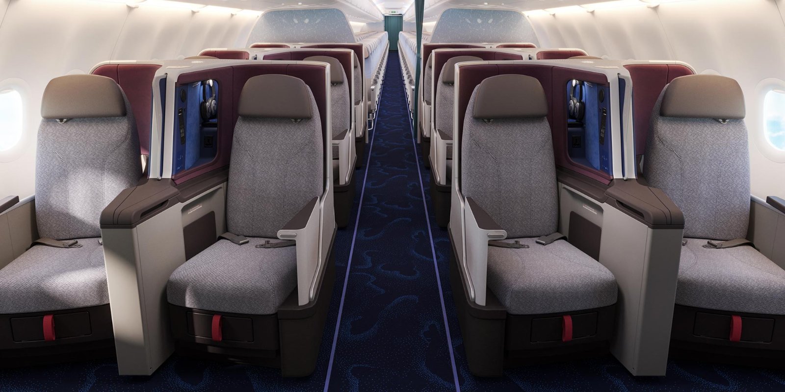 チャイナエアライン A321neo プレミアムビジネスクラス(2)