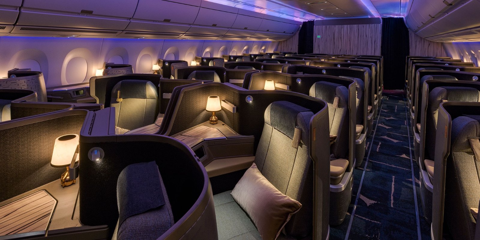 チャイナエアライン A350-900 プレミアムビジネスクラス(1)