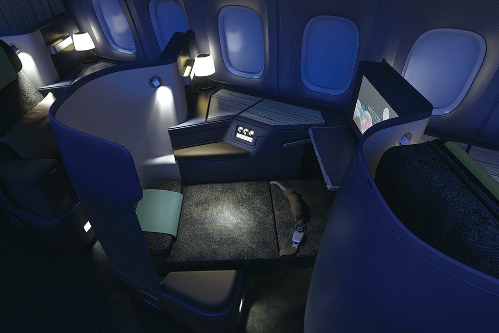 チャイナエアライン 777-300ER プレミアムビジネスクラス(3)