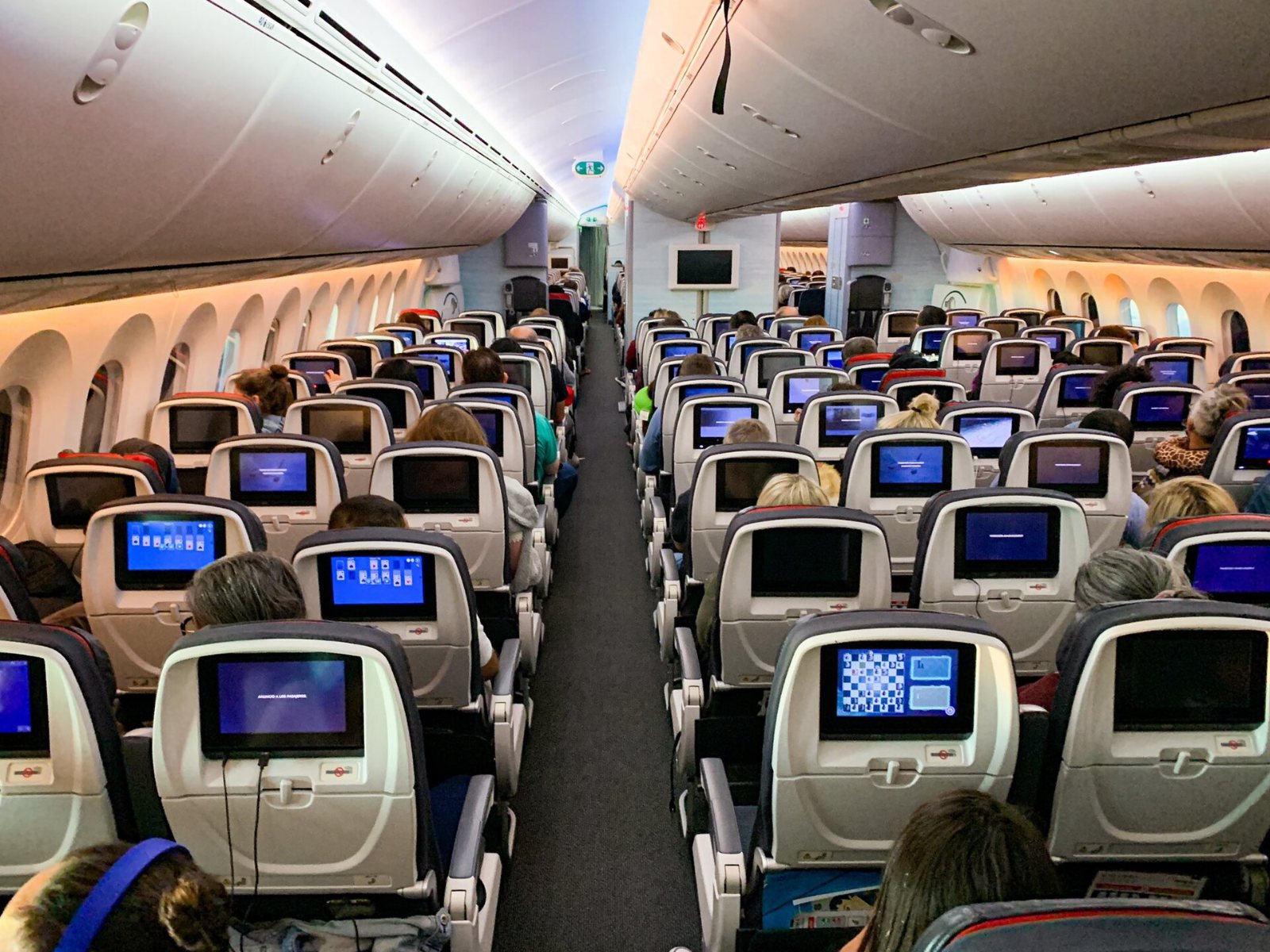 エア・カナダ 787-8のエコノミークラス