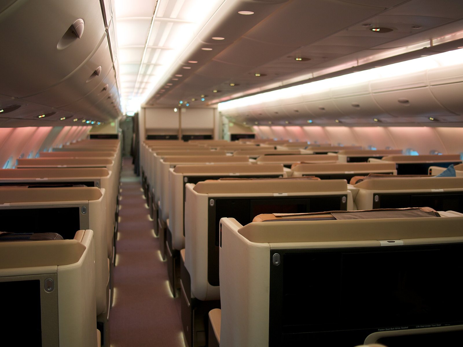 シンガポール航空 A380のビジネスクラス