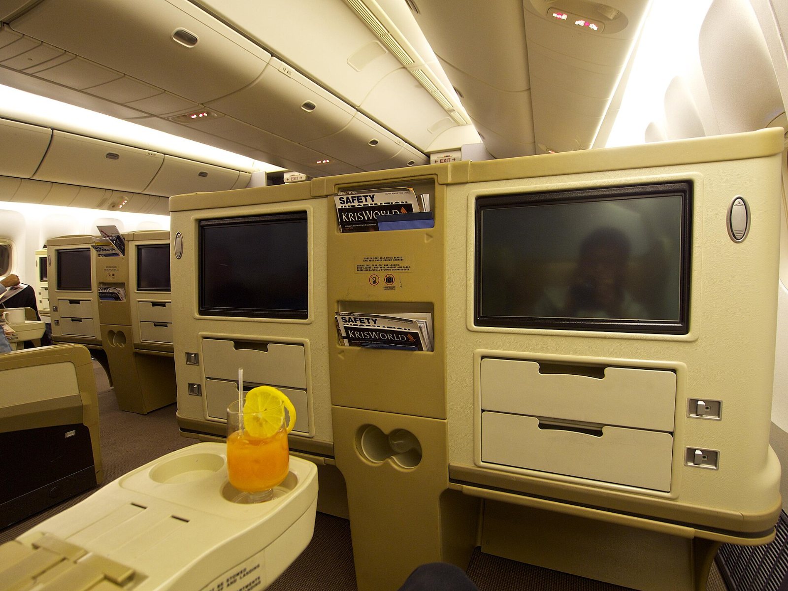 シンガポール航空 A350-900のビジネスクラス