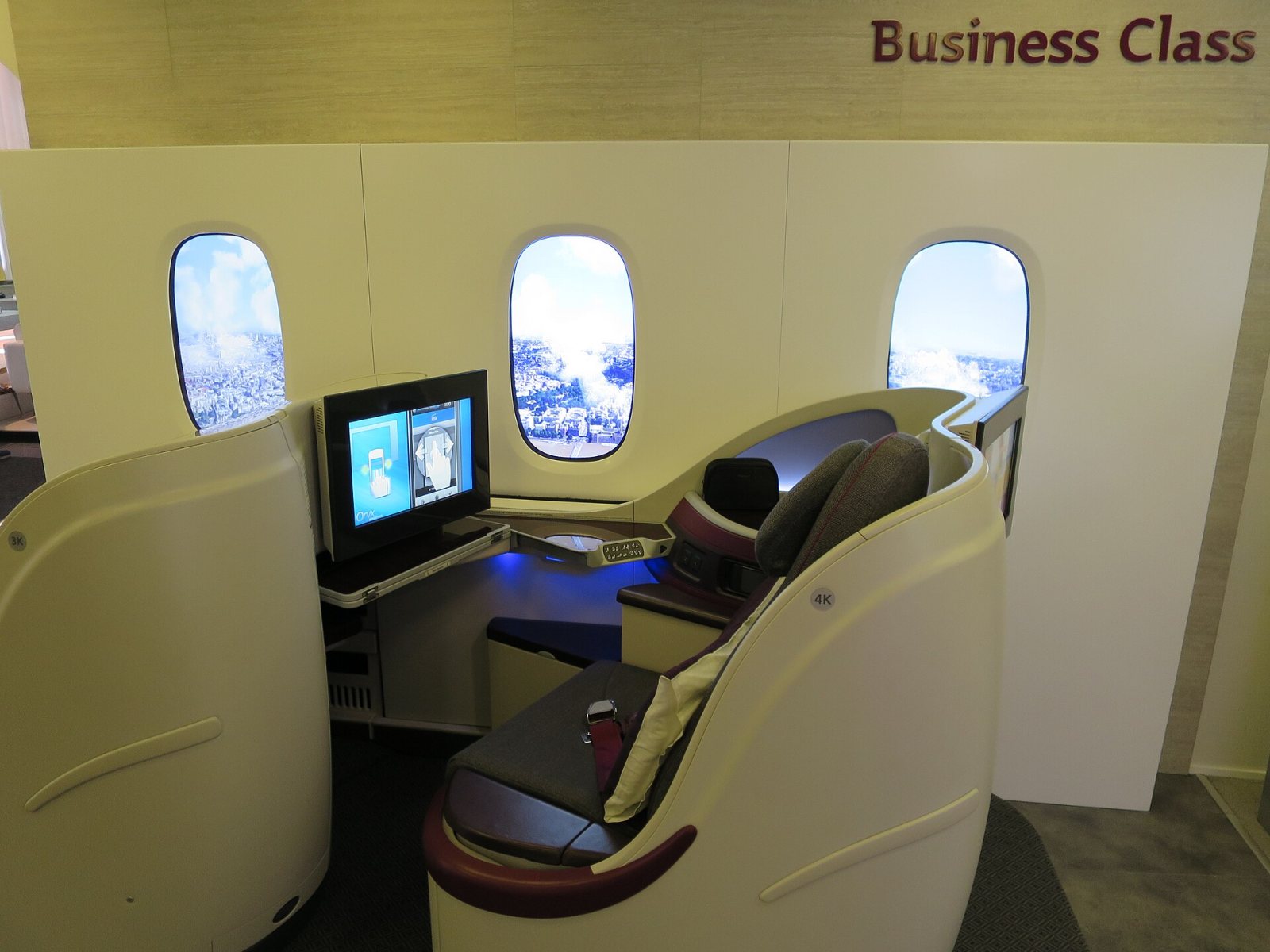 カタール航空 A350-900のビジネスクラス