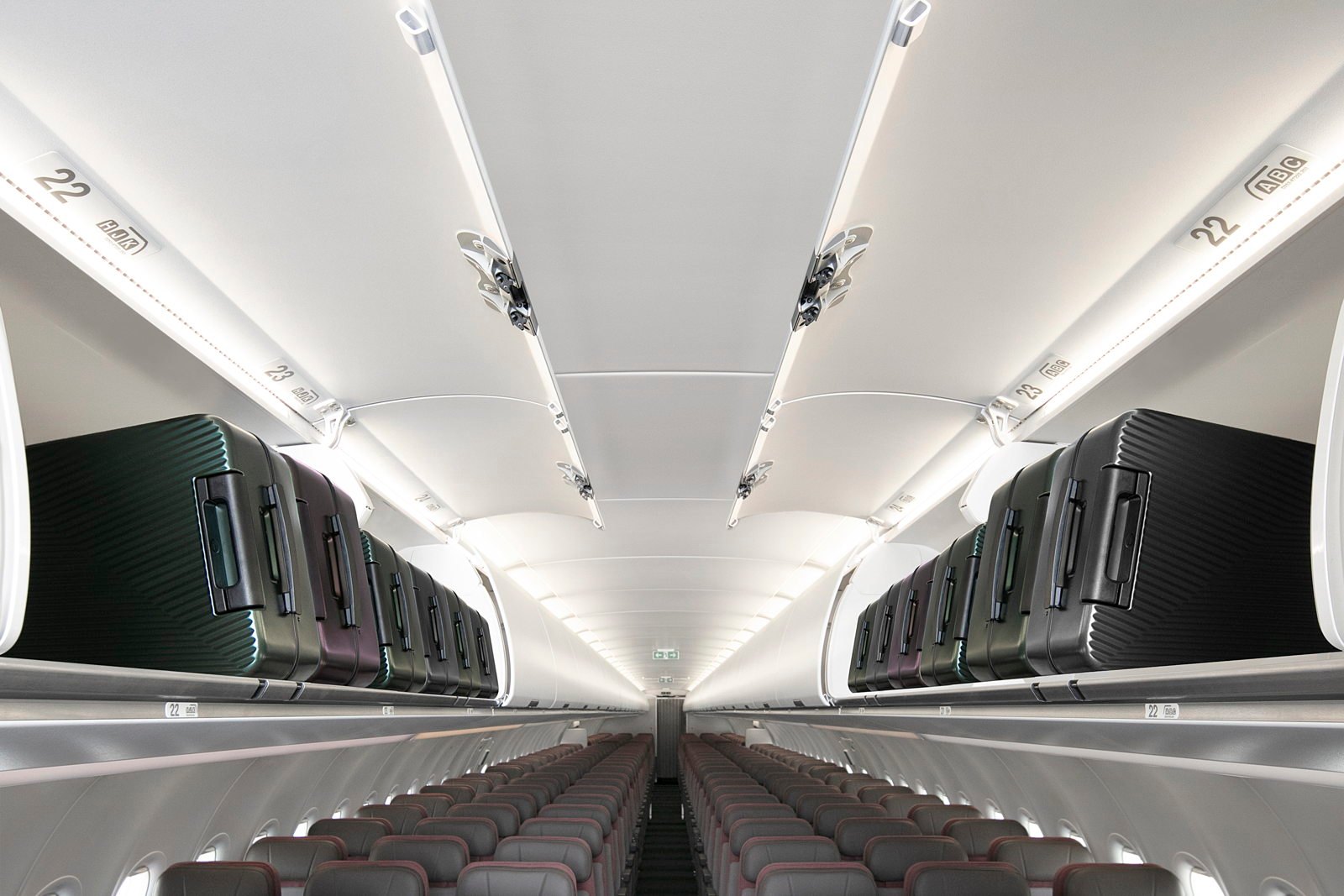 キャセイパシフィック A321neoのエコノミークラス