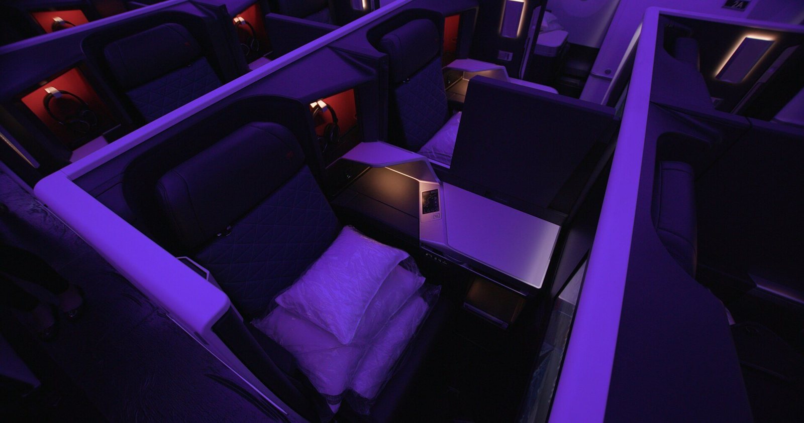 デルタ航空A350 Delta One スイート（3）
