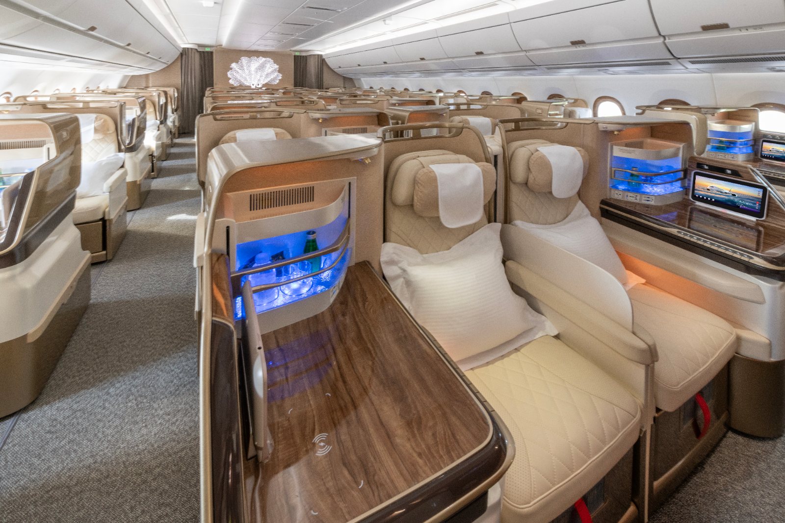 エミレーツ航空 A350-900のビジネスクラス