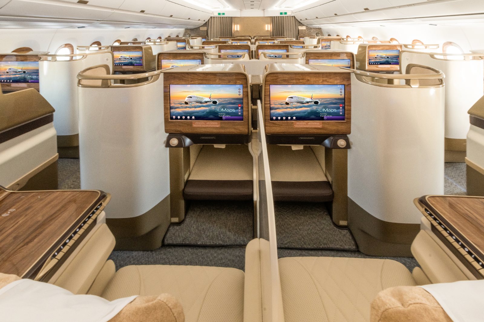 エミレーツ航空 A350-900のビジネスクラス