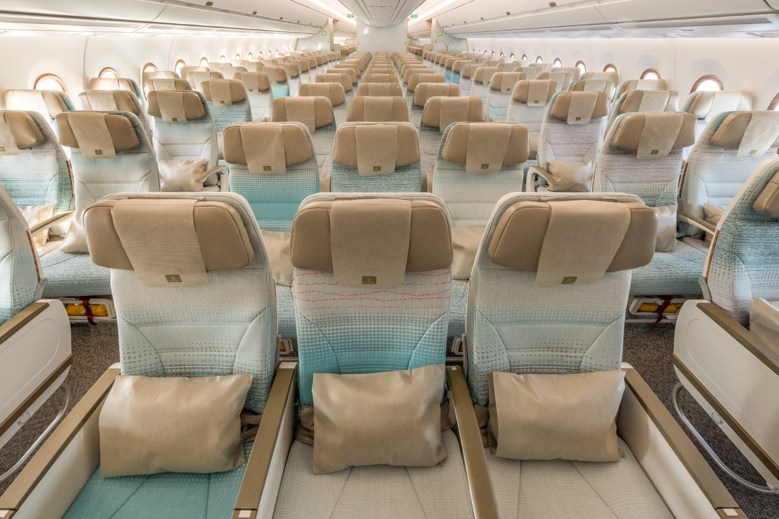エミレーツ航空 A350-900のエコノミークラス