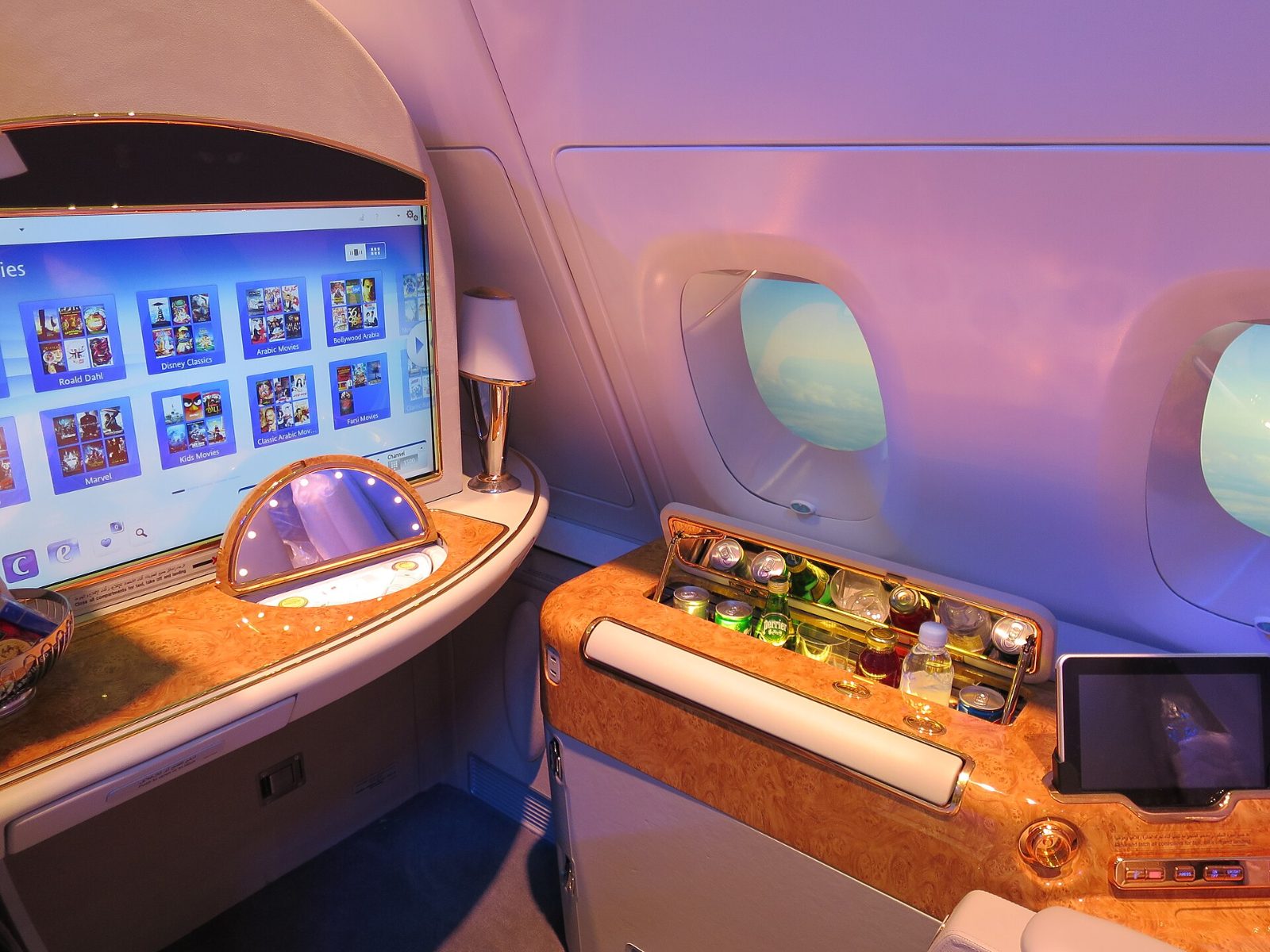 エミレーツ航空 A380 ファーストクラス(1)
