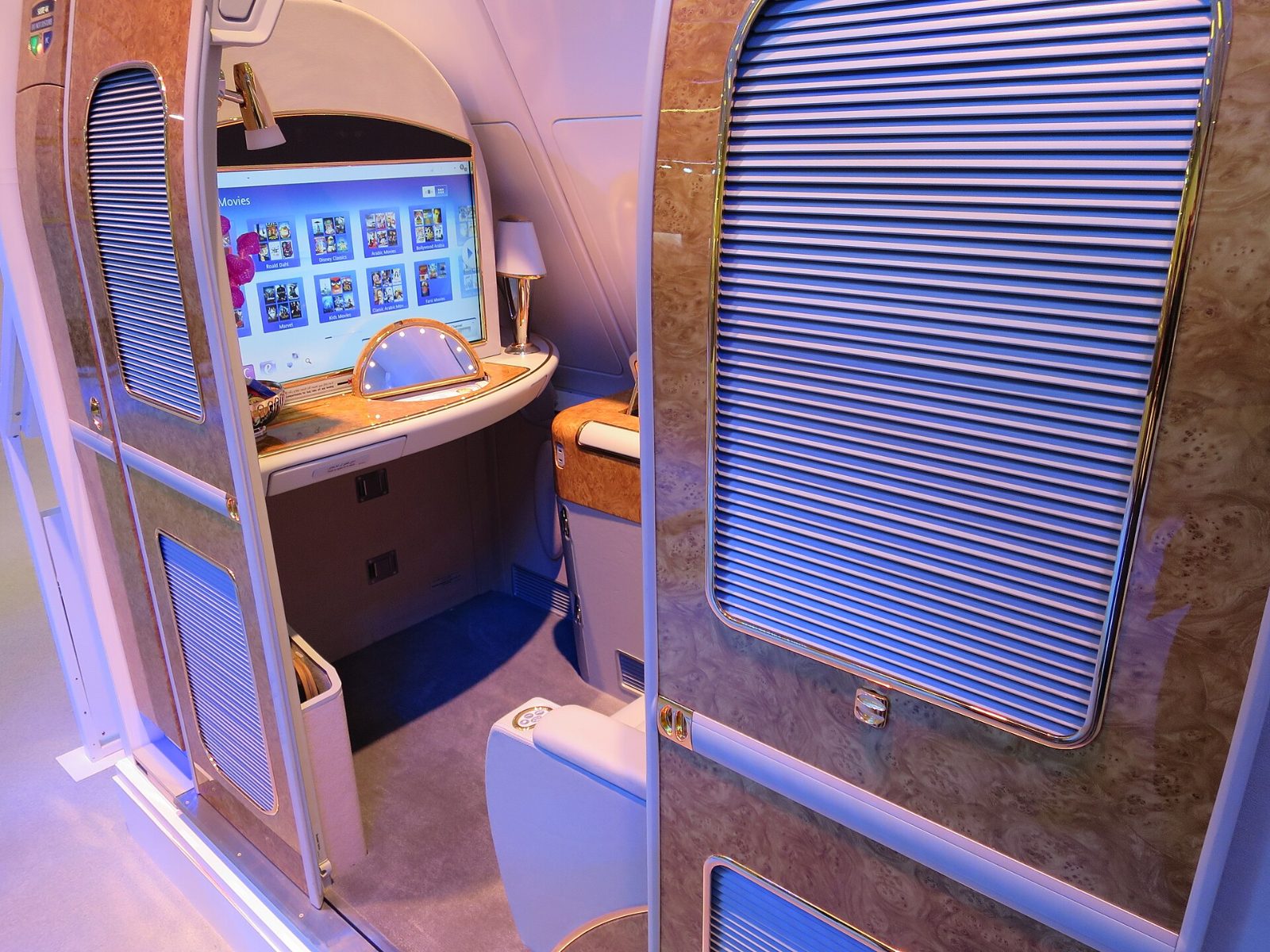 エミレーツ航空 A380 ファーストクラス(3)