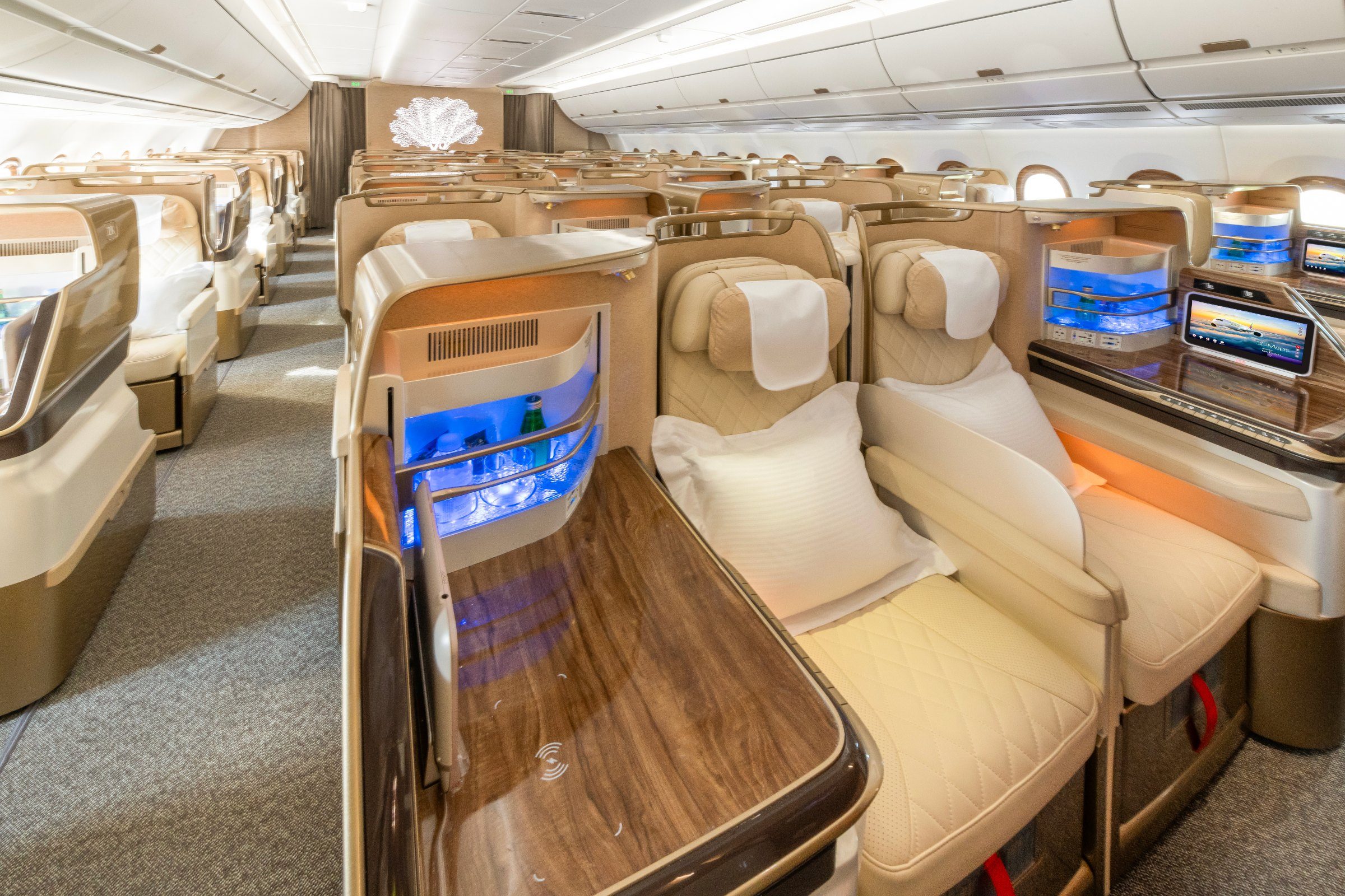 エミレーツ航空A380のビジネスクラス