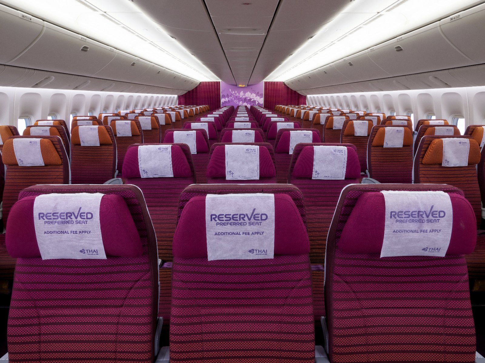 タイ国際航空 ボーイング777-300ER（77Y）のエコノミークラス