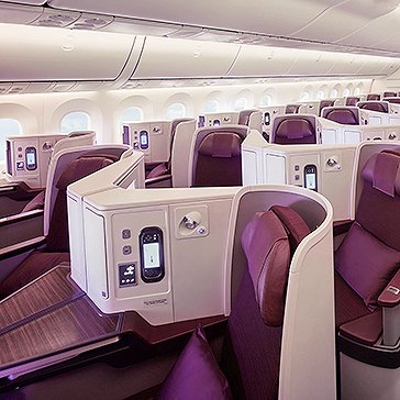 タイ国際航空 ボーイング787-9（78W）のロイヤルシルク（ビジネス）