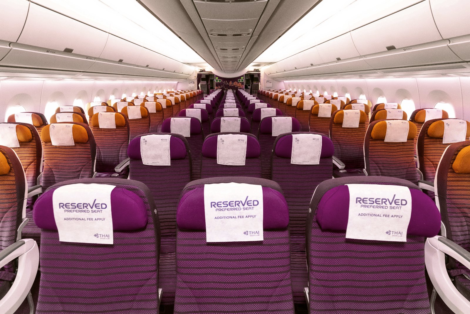 タイ国際航空 エアバスA350-900（359）のエコノミークラス