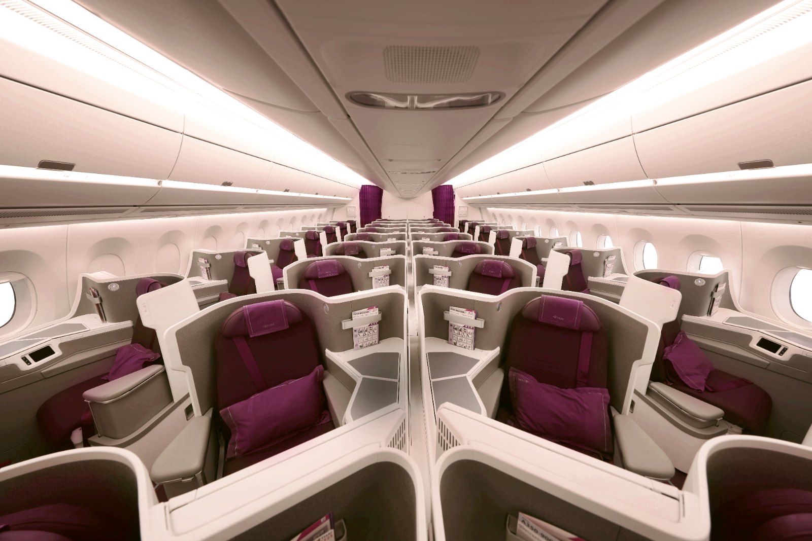 タイ国際航空 エアバスA350-900(35B)のロイヤルシルク(ビジネス)